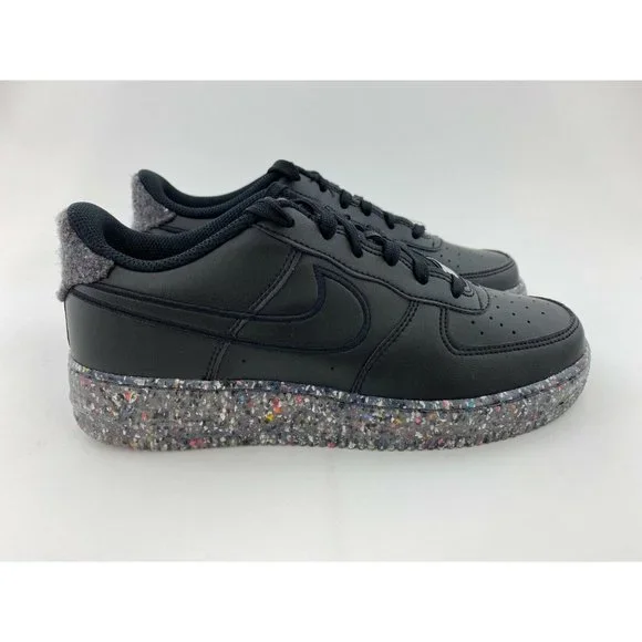 Nike Air Force 1 Recycled Wool Pack Black Women's Size 7.5 Shoes - Picture 6 of 12